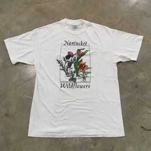 1988 Nantucket Wildflower Endangered Species Shirt